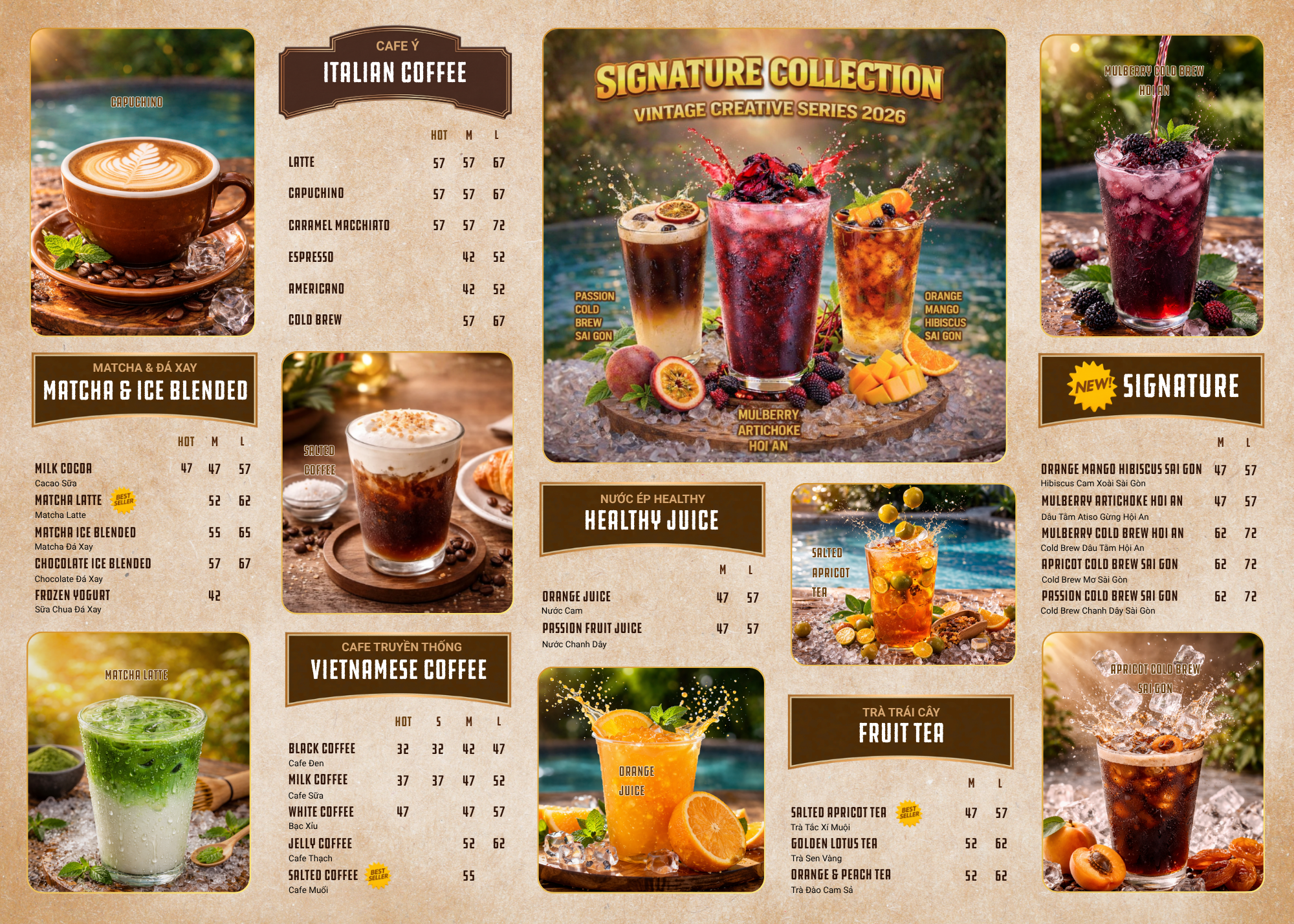 Menu Ngang chot