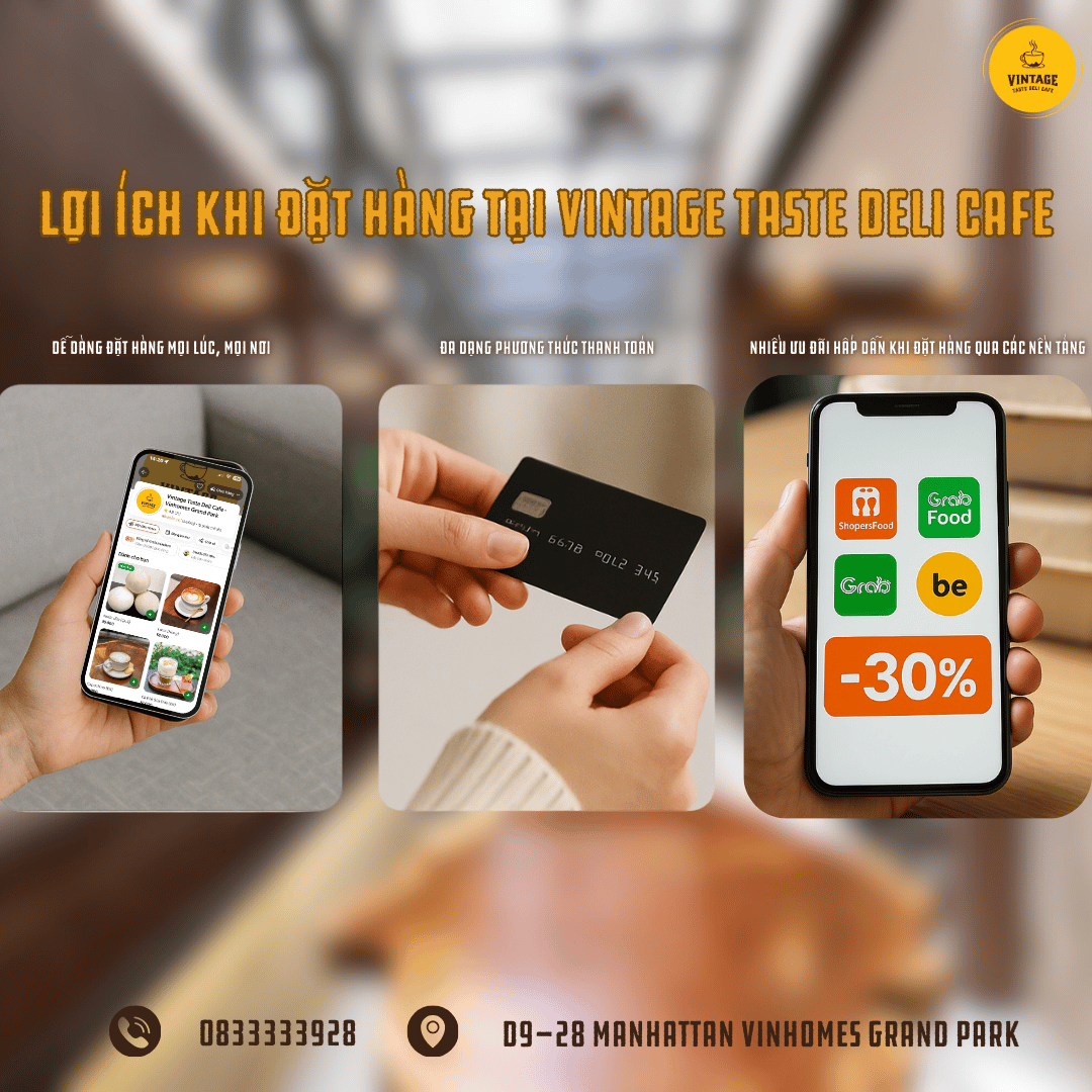 đặt đồ uống Vintage Taste Deli Cafe online