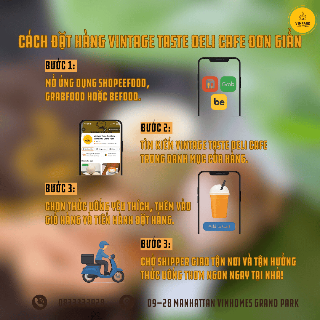đặt đồ uống Vintage Taste Deli Cafe online