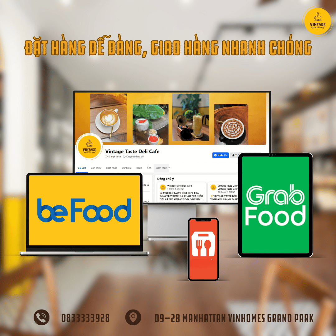 đặt đồ uống Vintage Taste Deli Cafe online