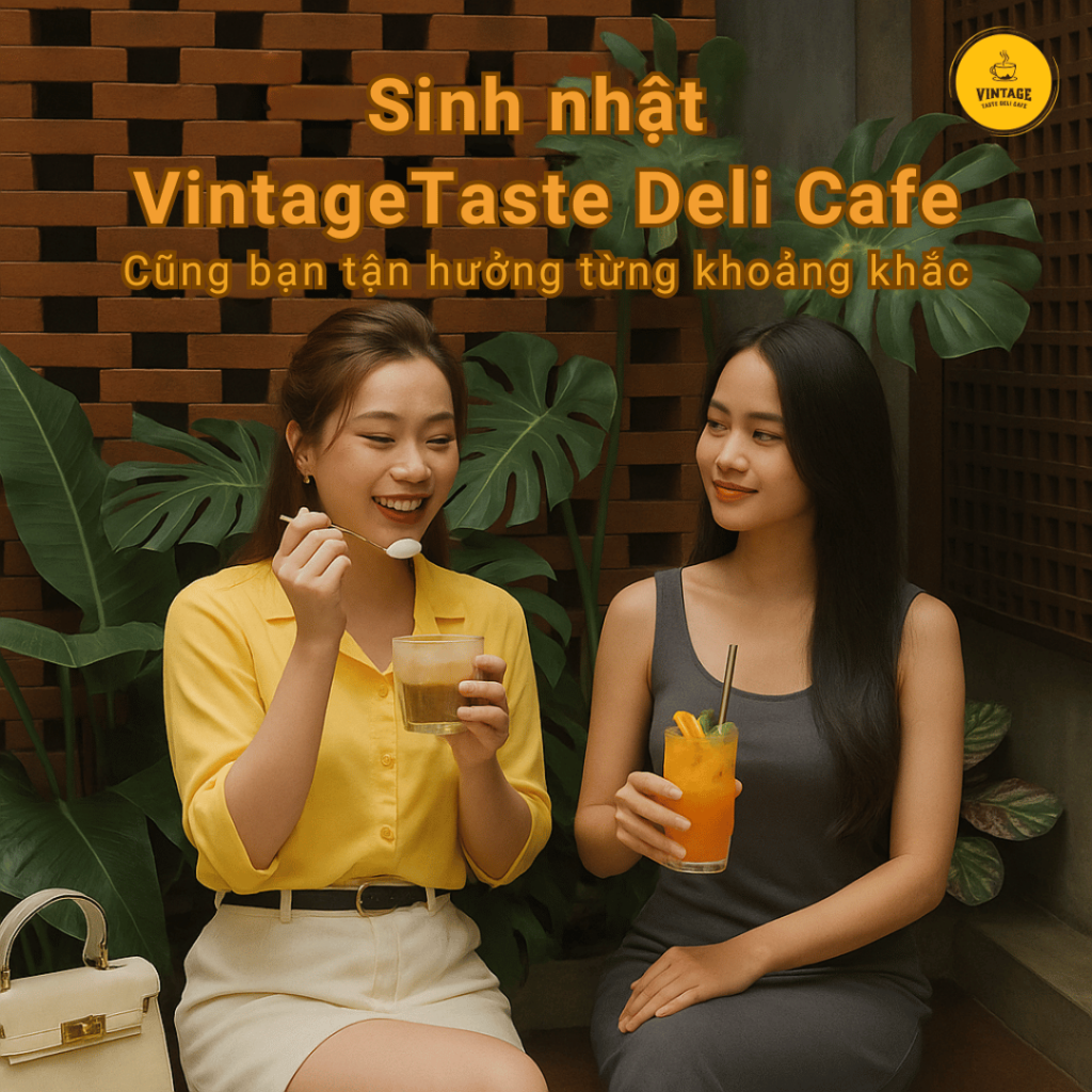 Sinh nhật Vintage Taste Deli Cafe