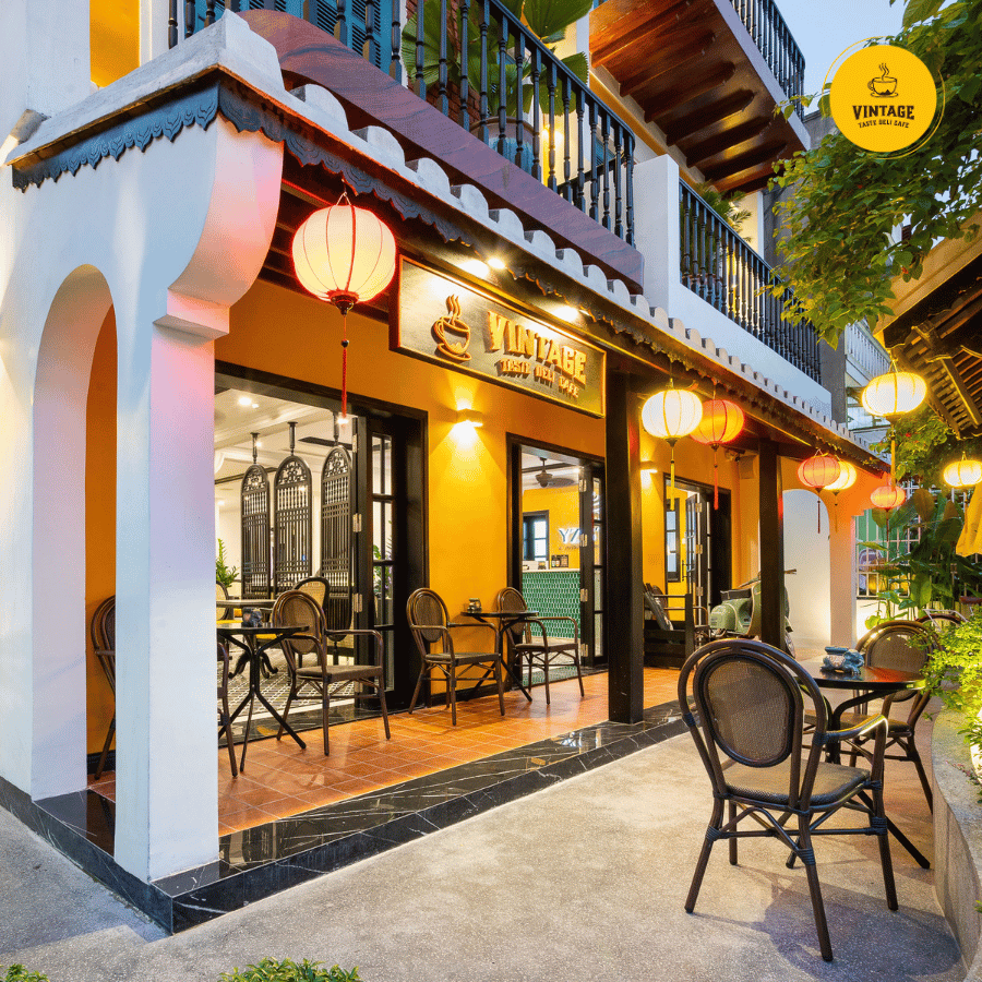 Vintage Taste Deli Cafe Hoi An, Vintage coffee shop Hoi An, Quality coffee Hoi An, Hoi An culinary experience , Hoi An cakes and drinks 