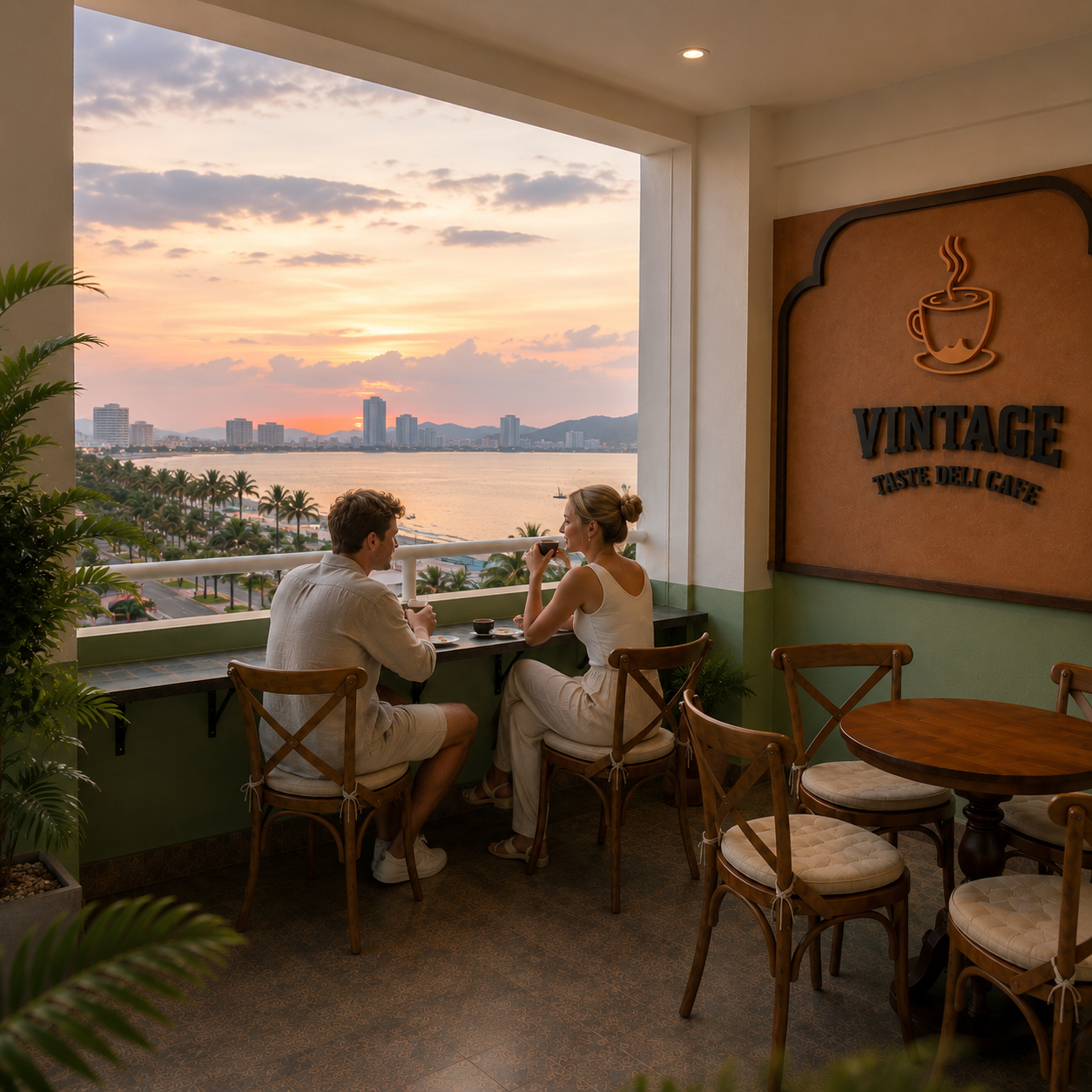 Vintage Taste Deli Cafe, Vintage Taste Deli Cafe Sai Gon, Vintage Taste Deli Cafe Hoi An, Vintage Taste Deli Cafe Rooftop, Quán cafe vintage, cafe phong cách cổ điển, quán cafe đẹp tại Vinhomes Grand Park, cafe view đẹp Quận 9, quán cafe gần đây, cafe vintage Vinhomes Grand Park, cafe không gian xanh, quán cafe check in đẹp, cafe bánh ngọt Sài Gòn, quán cafe chill Sài Gòn