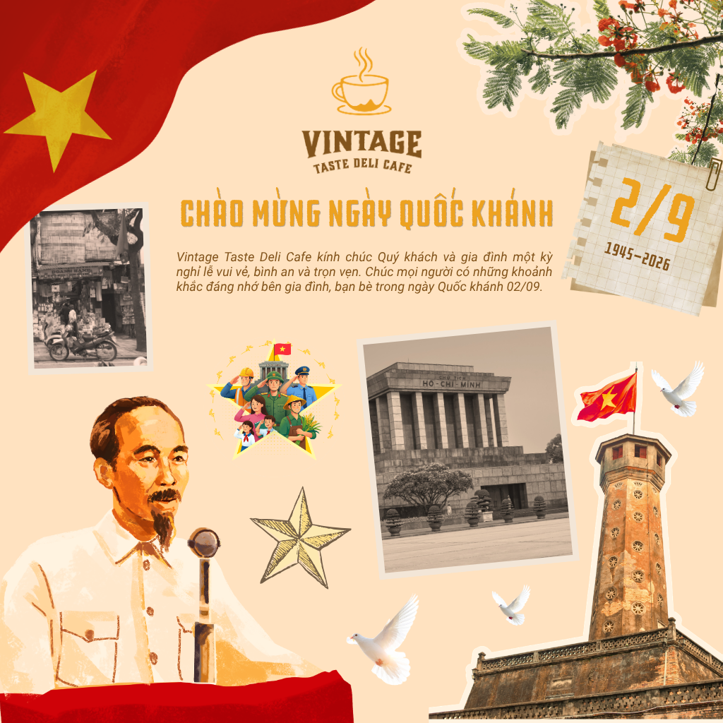 Vintage Taste Deli Cafe, Chào mừng 02/09, Quán cafe vintage, cafe phong cách cổ điển, quán cafe đẹp tại Vinhomes Grand Park, cafe view đẹp Quận 9, quán cafe gần đây, cafe vintage Vinhomes Grand Park, cafe không gian xanh, quán cafe check in đẹp, cafe bánh ngọt Sài Gòn, quán cafe chill Sài Gòn