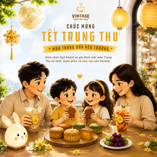 chúc mừng Trung Thu, Vintage Taste Deli Cafe, Quán cafe vintage, cafe phong cách cổ điển, quán cafe đẹp tại Vinhomes Grand Park, cafe view đẹp Quận 9, quán cafe gần đây, cafe vintage Vinhomes Grand Park, cafe không gian xanh, quán cafe check in đẹp, cafe bánh ngọt Sài Gòn, quán cafe chill Sài Gòn